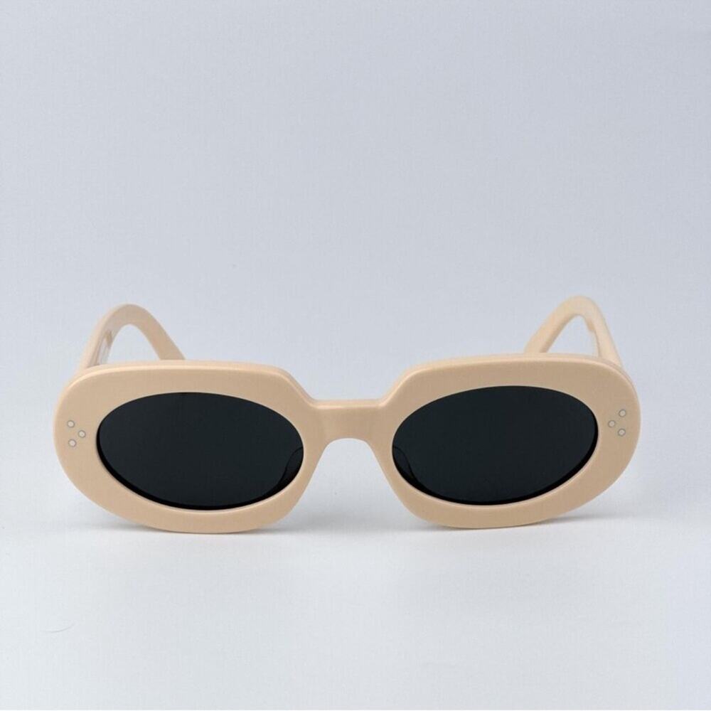 NEW!! Celine Beige Oval Sunglasses CL40276U 25A, Authentic